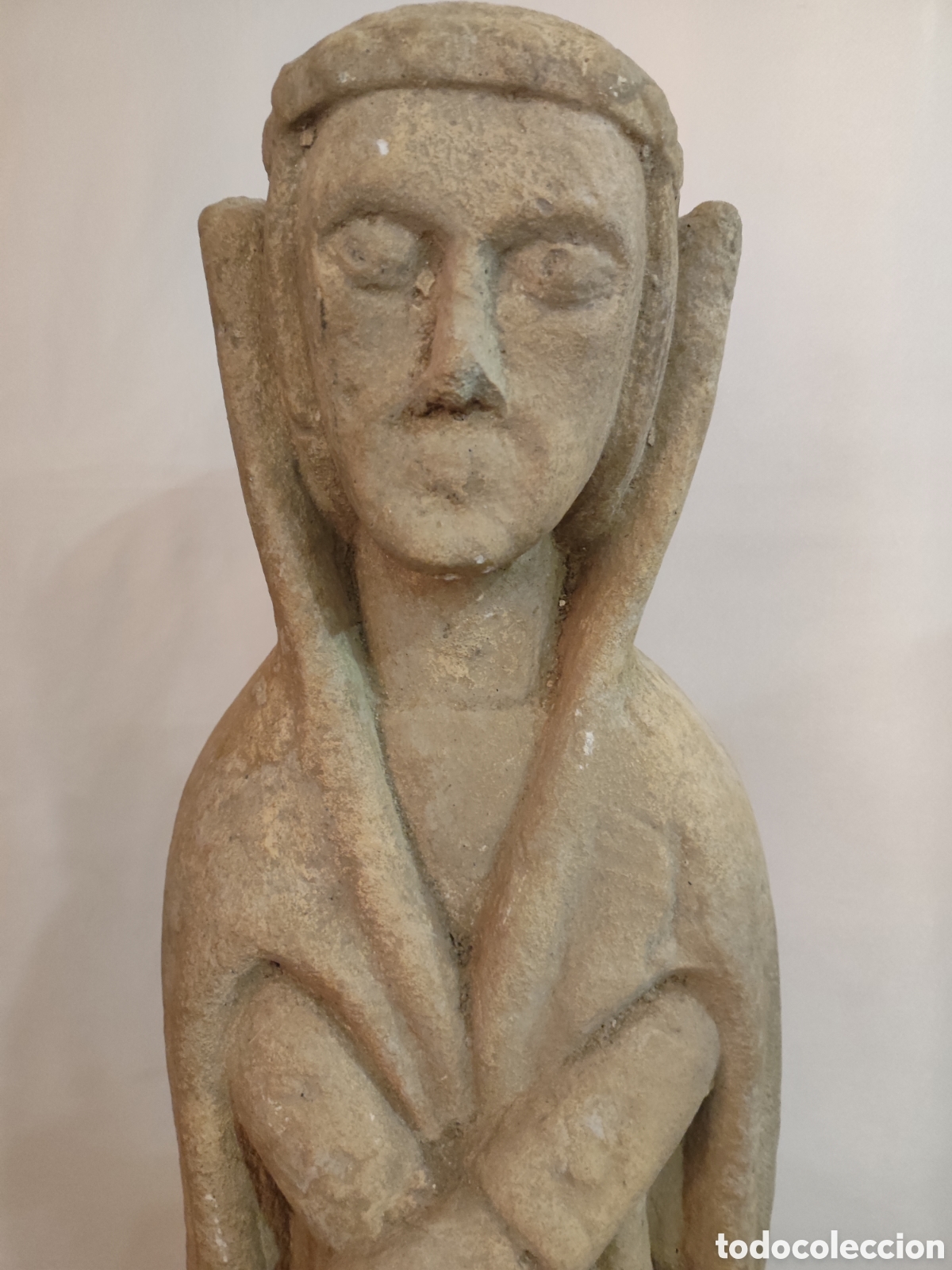 Arte: Santo de piedra g&oacute;tico - Foto 4