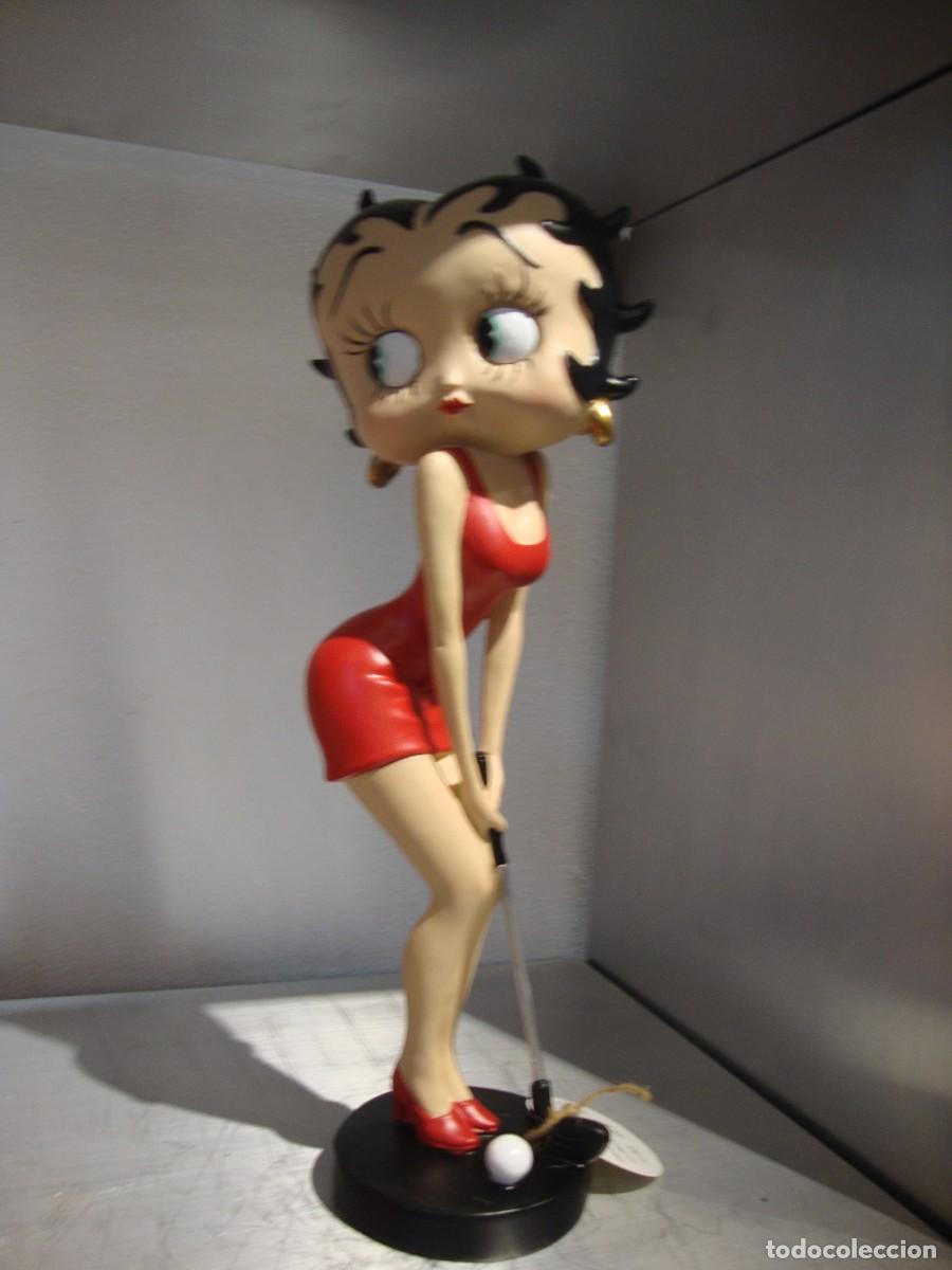 Arte: Betty Boop escultura realizada en resina pintada