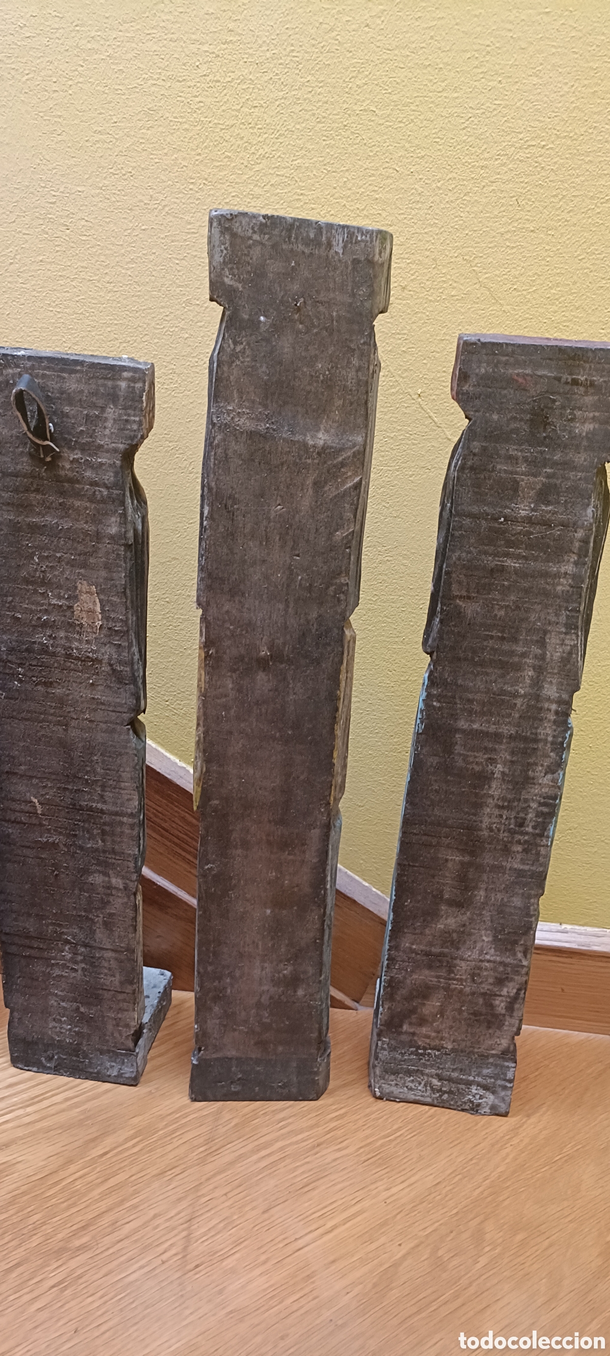 Arte: Ap&oacute;stoles madera, con vela - Foto 4