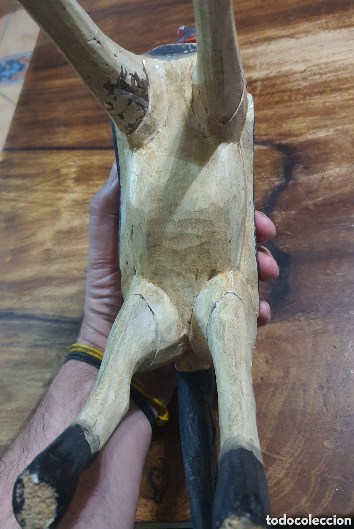 Arte: Caballo madera policromado - Foto 4