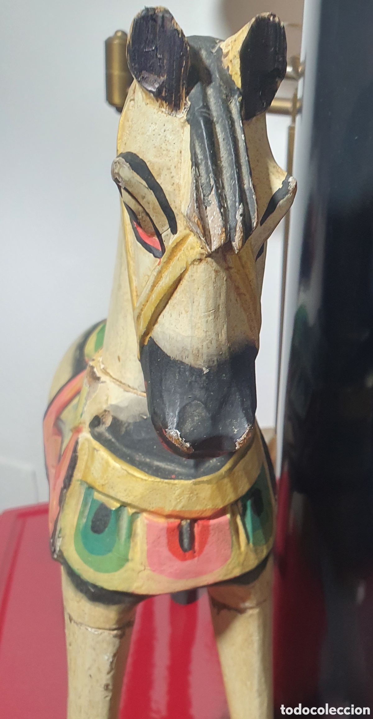 Arte: Caballo madera policromado - Foto 7