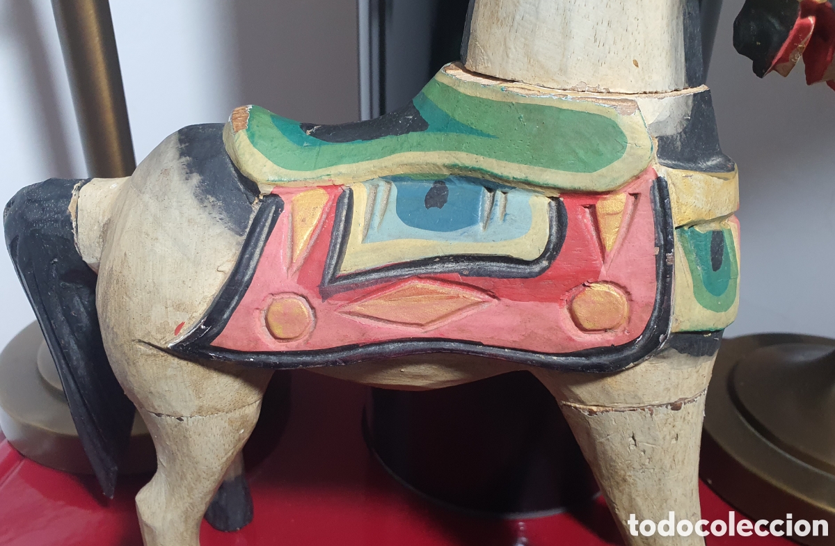 Arte: Caballo madera policromado - Foto 6
