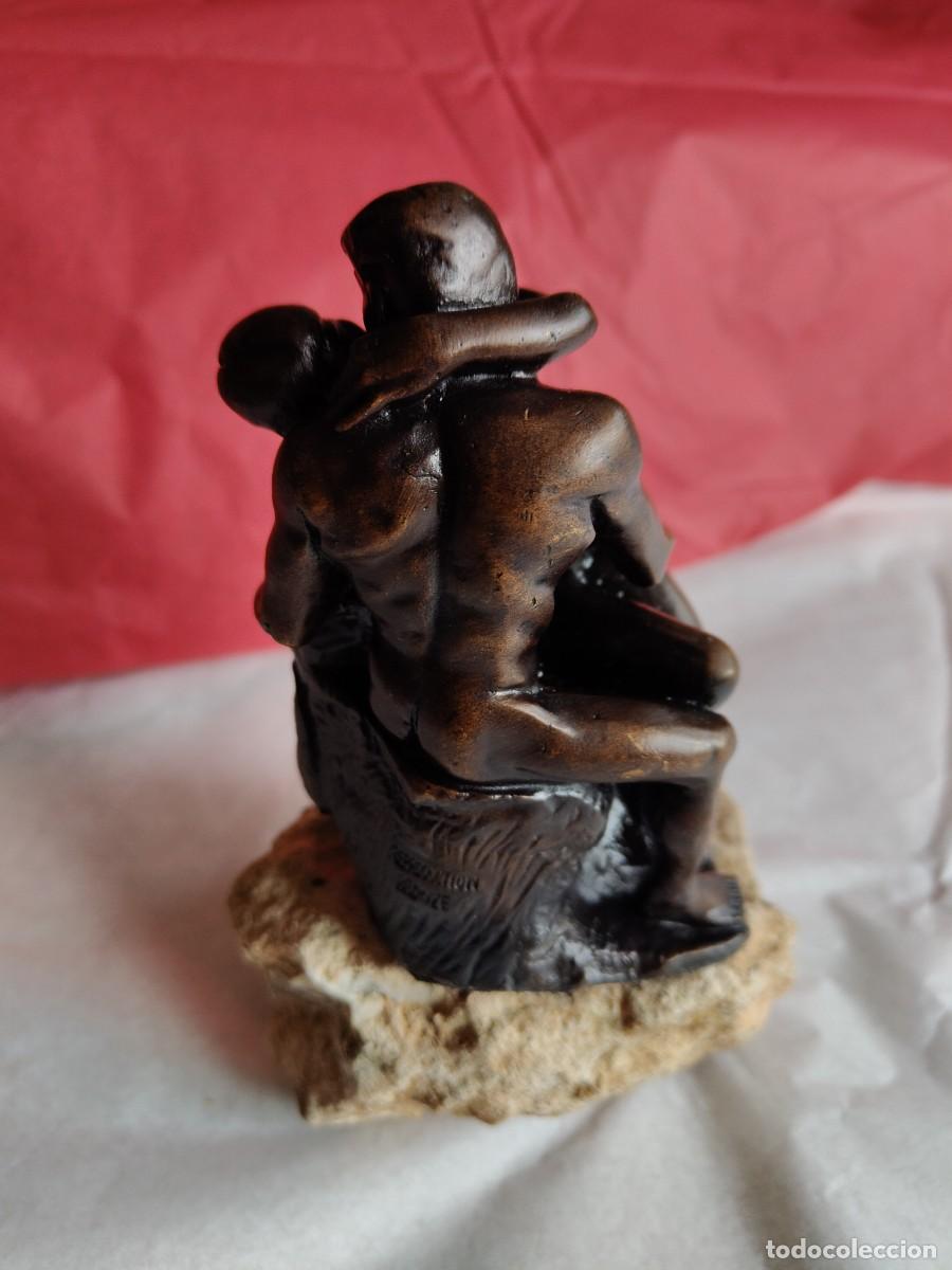 Arte: Rodin. El Beso. R&eacute;plica en bronce. - Foto 8