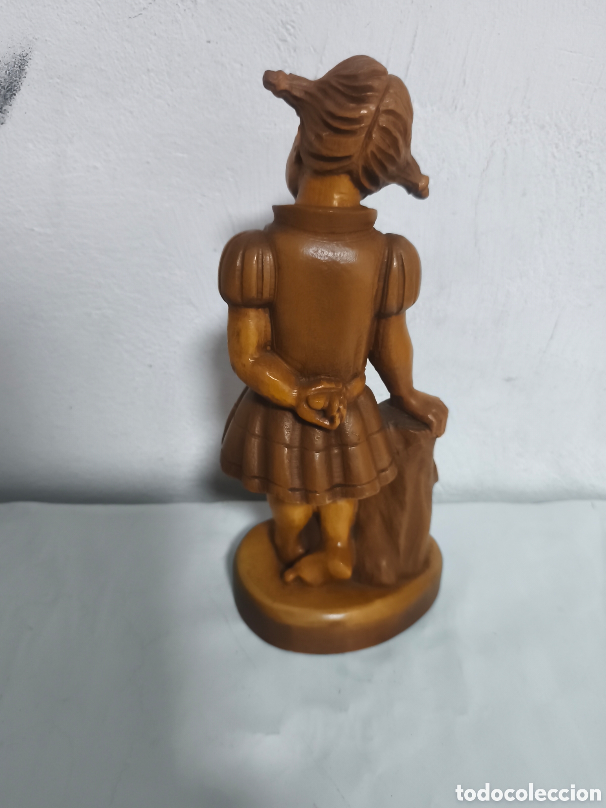 Arte: Figura ni&ntilde;a en madera - Foto 2