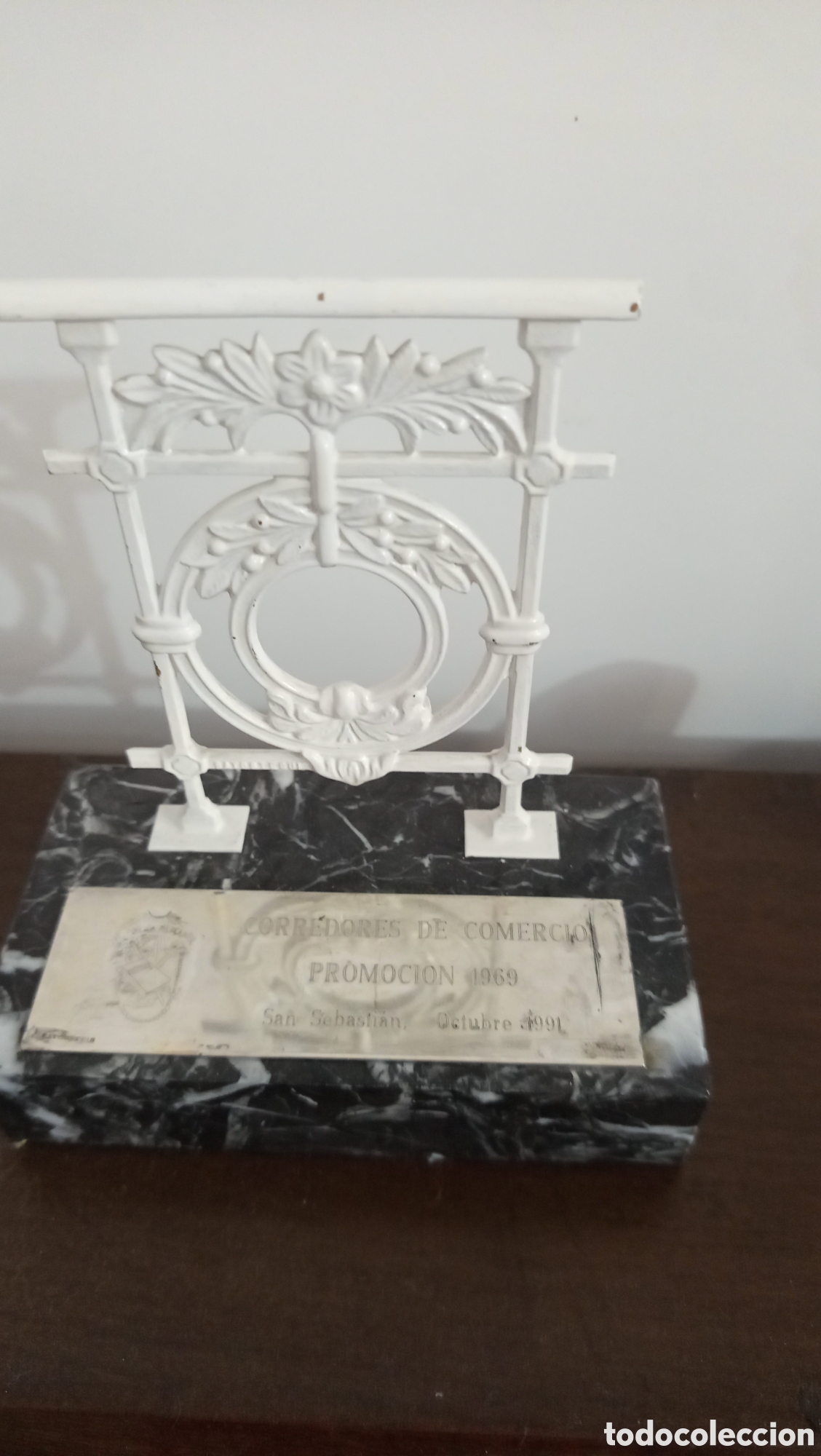 Arte: Trofeo entregado en san Sebasti&aacute;n