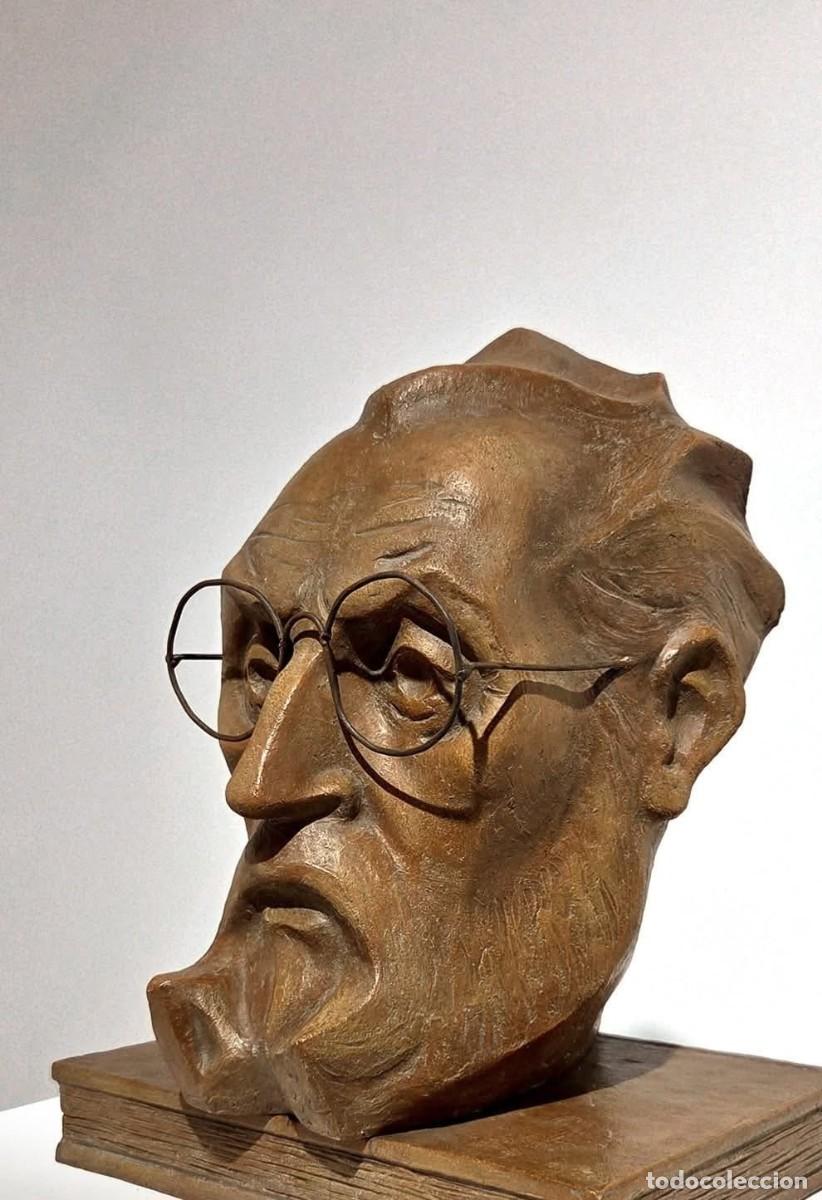 Kunst: Miguel de Unamuno. Obra del gran escultor Agust&iacute;n Casillas