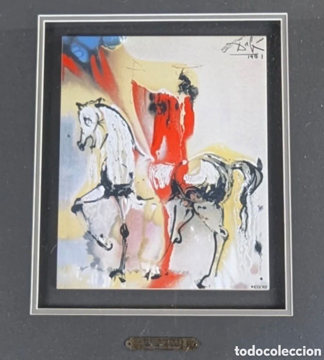 Arte: Azulejo de Salvador Dal&iacute; solo 490 ejemplares con certificado de autenticidad LE CHEVALIER CHRETIEN