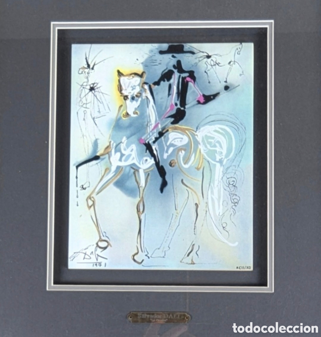 Arte: Azulejo de Salvador Dal&iacute; solo 490 ejemplares con certificado de autenticidad titulo : LE PICADOR