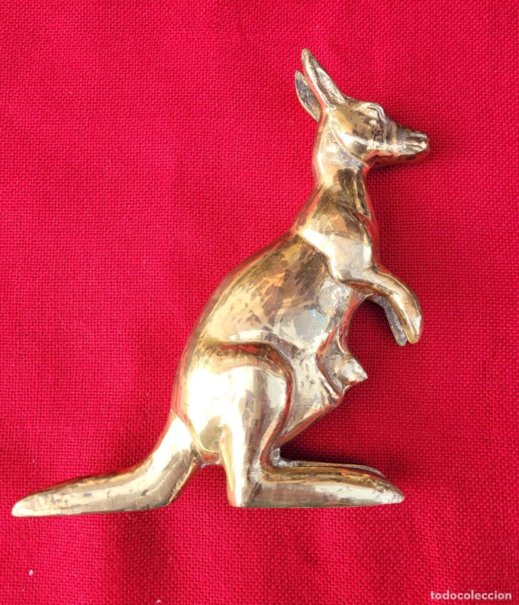 Arte: Canguro de bronce, 16 cm