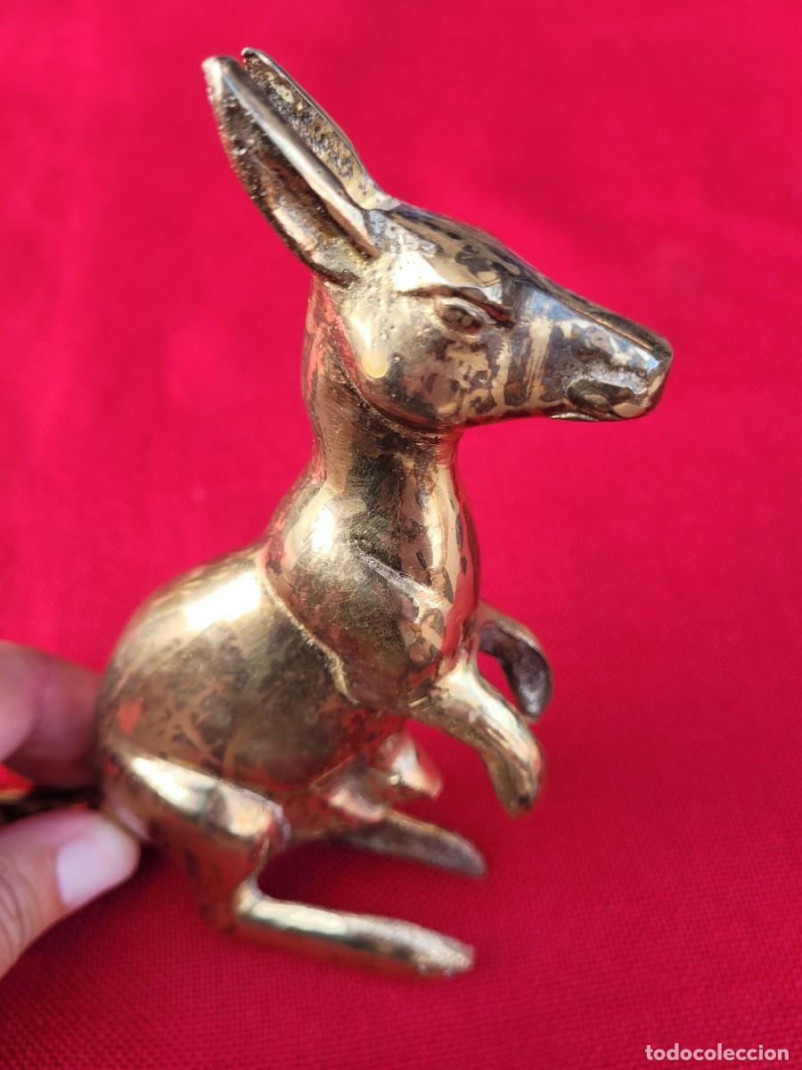Arte: Canguro de bronce, 16 cm - Foto 2