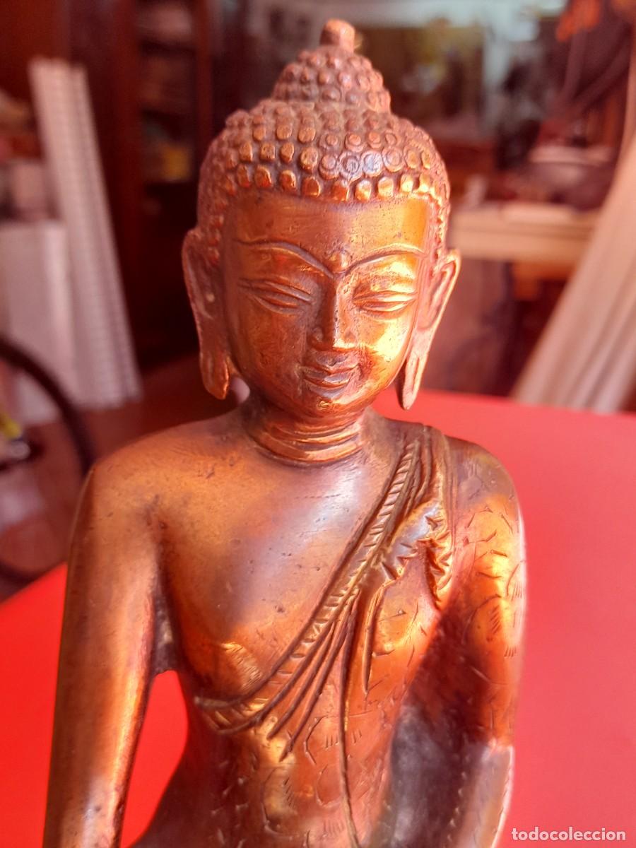 Arte: Buda meditando. Bronce. - Foto 2
