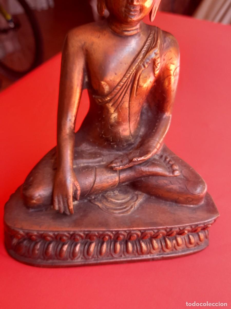 Arte: Buda meditando. Bronce. - Foto 3
