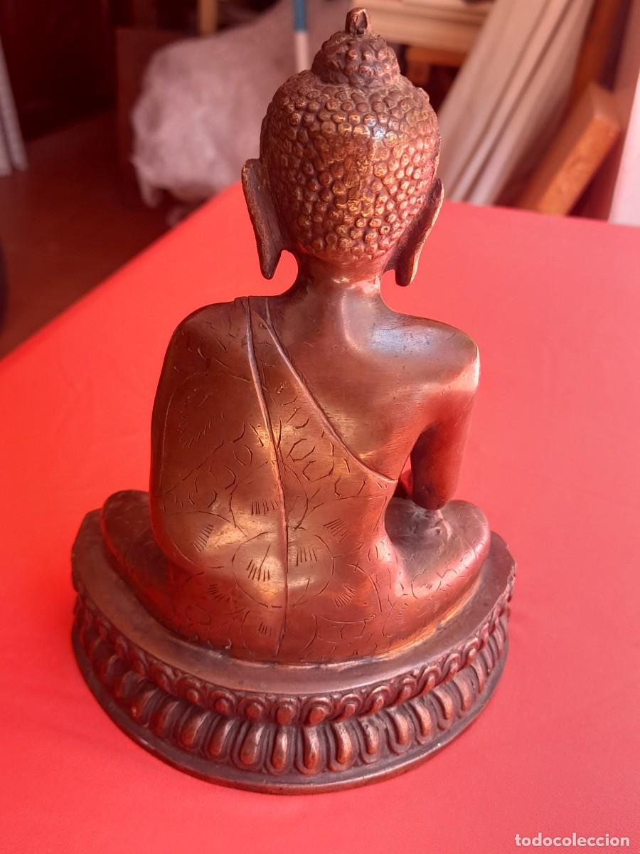Arte: Buda meditando. Bronce. - Foto 5