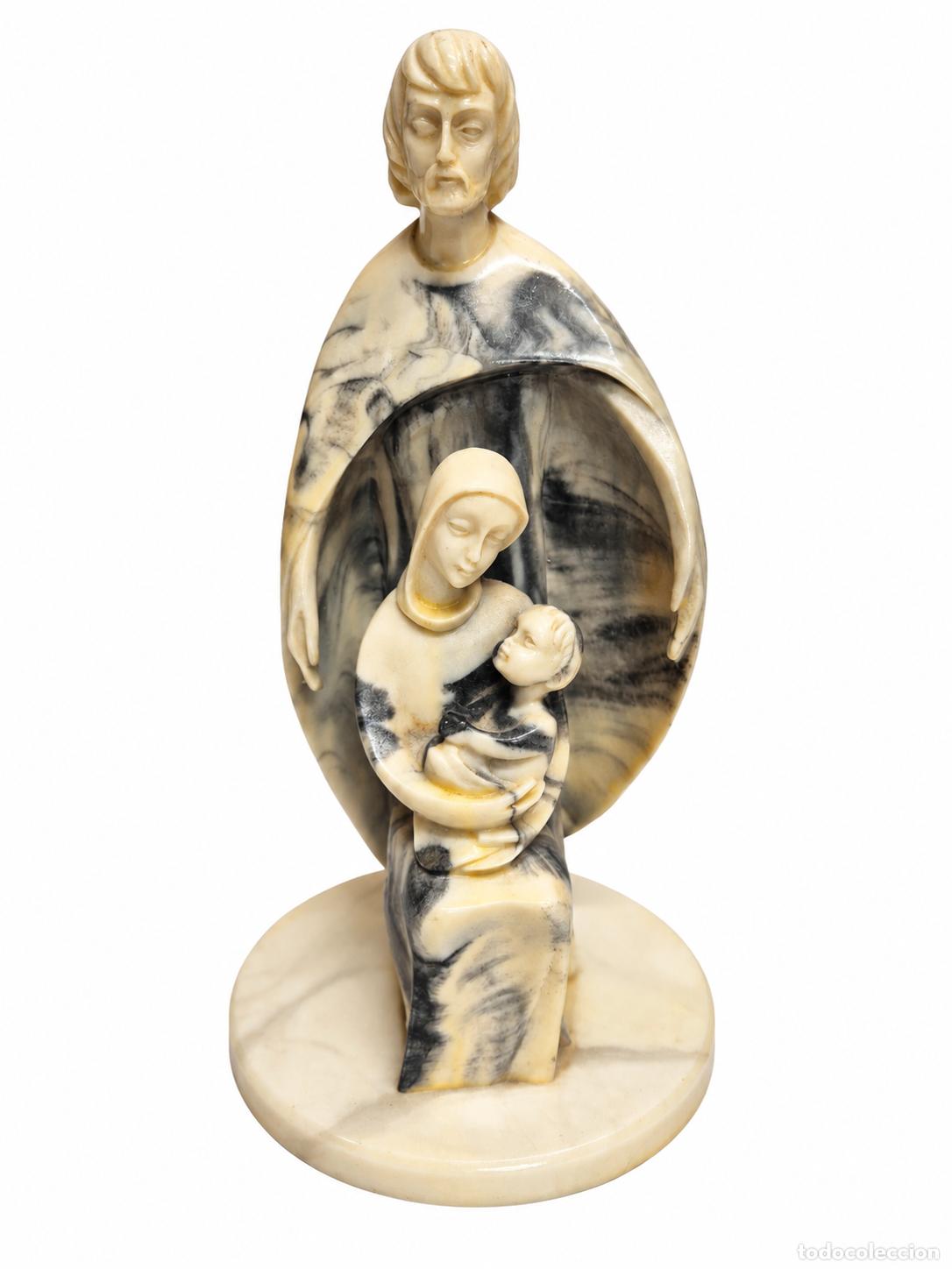 Art: Nacimiento, Sagrada Famila - Escultura en Alabastro