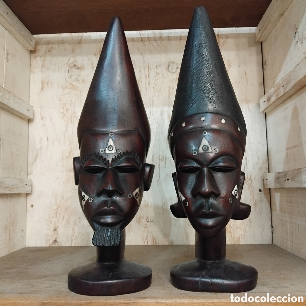 Arte: Figuras de &eacute;bano africanas - Foto 2