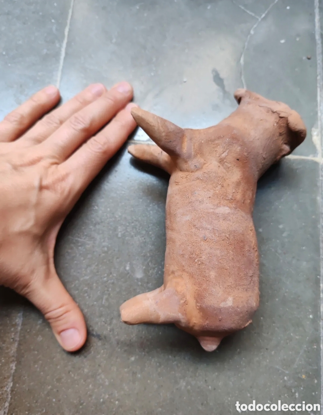 Arte: Figura arte popular animal de barro