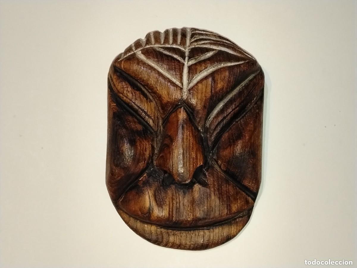 Arte: M&Aacute;SCARA TALLADA A MANO EN MADERA,ARTE &Eacute;TNICO &Aacute;FRICA,INDONESIA O BALI