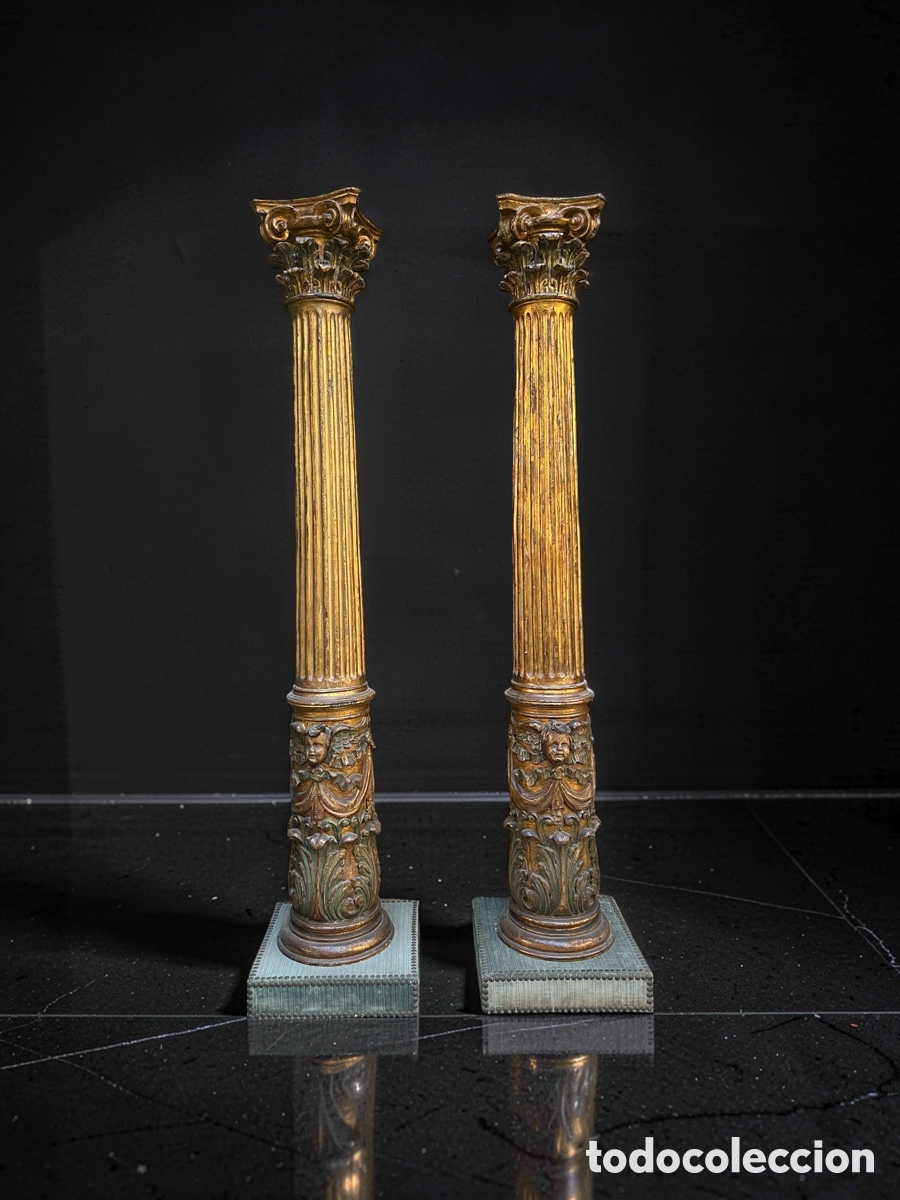 Arte: PAREJA DE COLUMNAS (SIGLO XVIII)