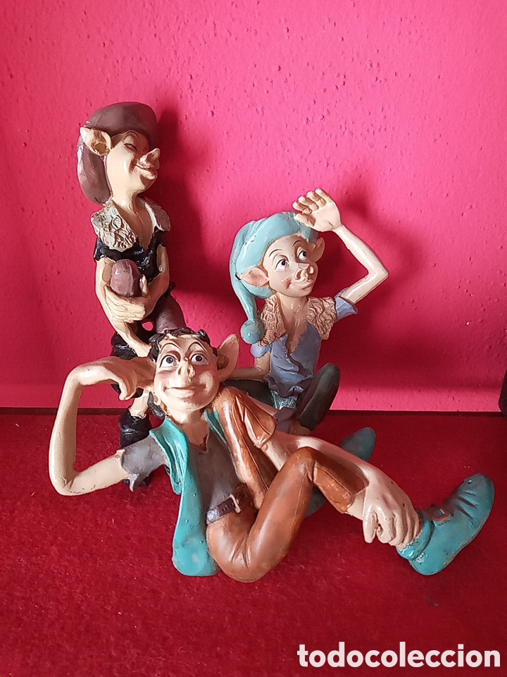 Arte: 3 FIGURAS DE DUENDES - Foto 1