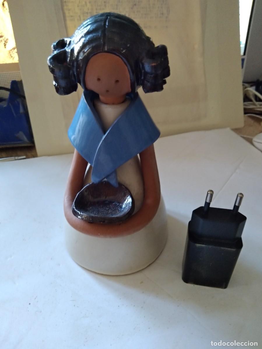 Arte: BONITA FIGURA EN BARRO Y TERRACOTA PIEZA POPULAR