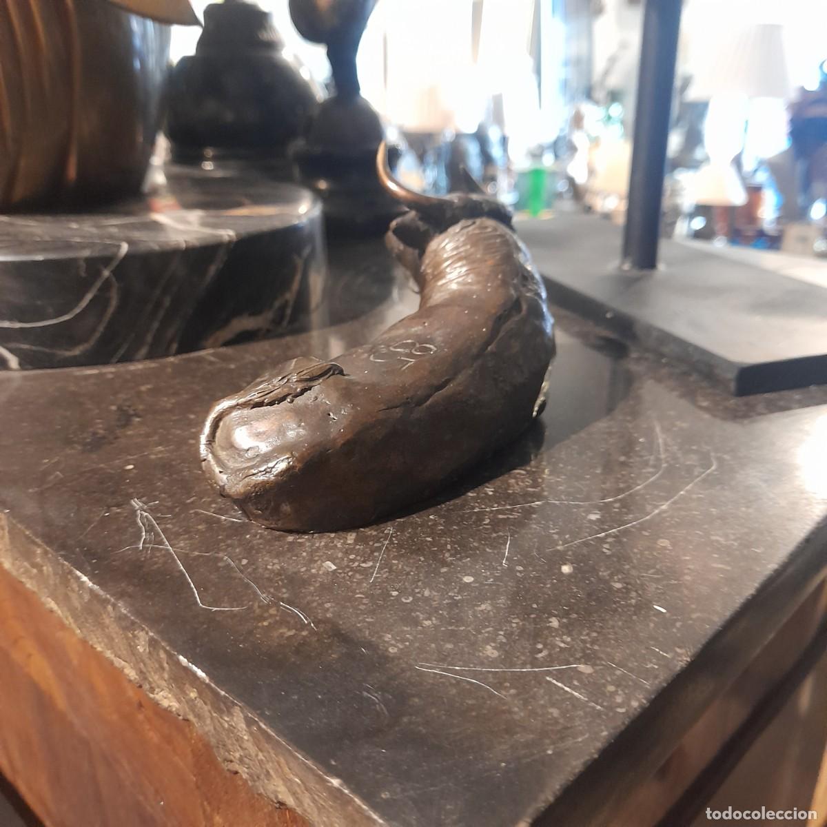 Arte: TORO TUMBADO DE BRONCE - Foto 4