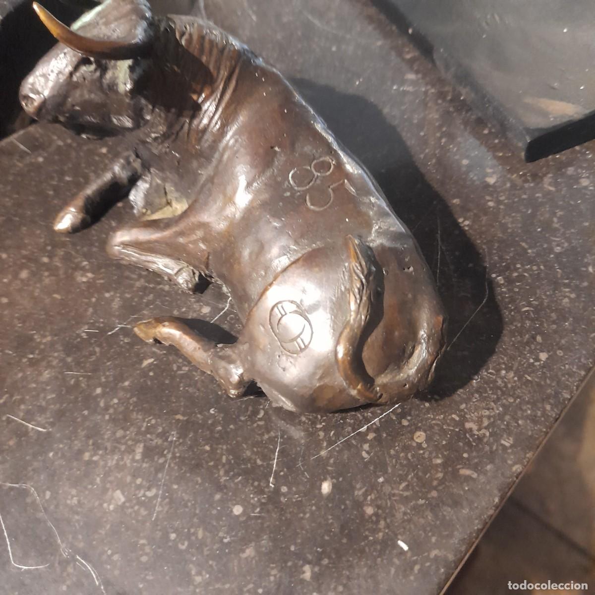 Arte: TORO TUMBADO DE BRONCE - Foto 6
