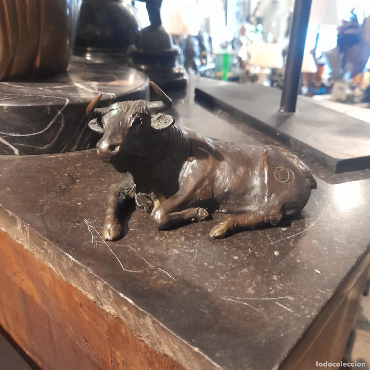 Arte: TORO TUMBADO DE BRONCE - Foto 8