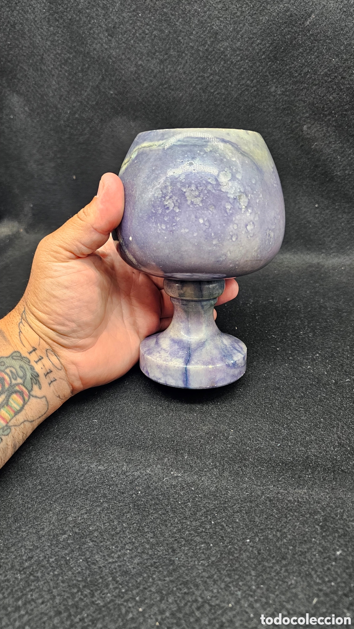 Arte: Copa de piedra tallada - Foto 2