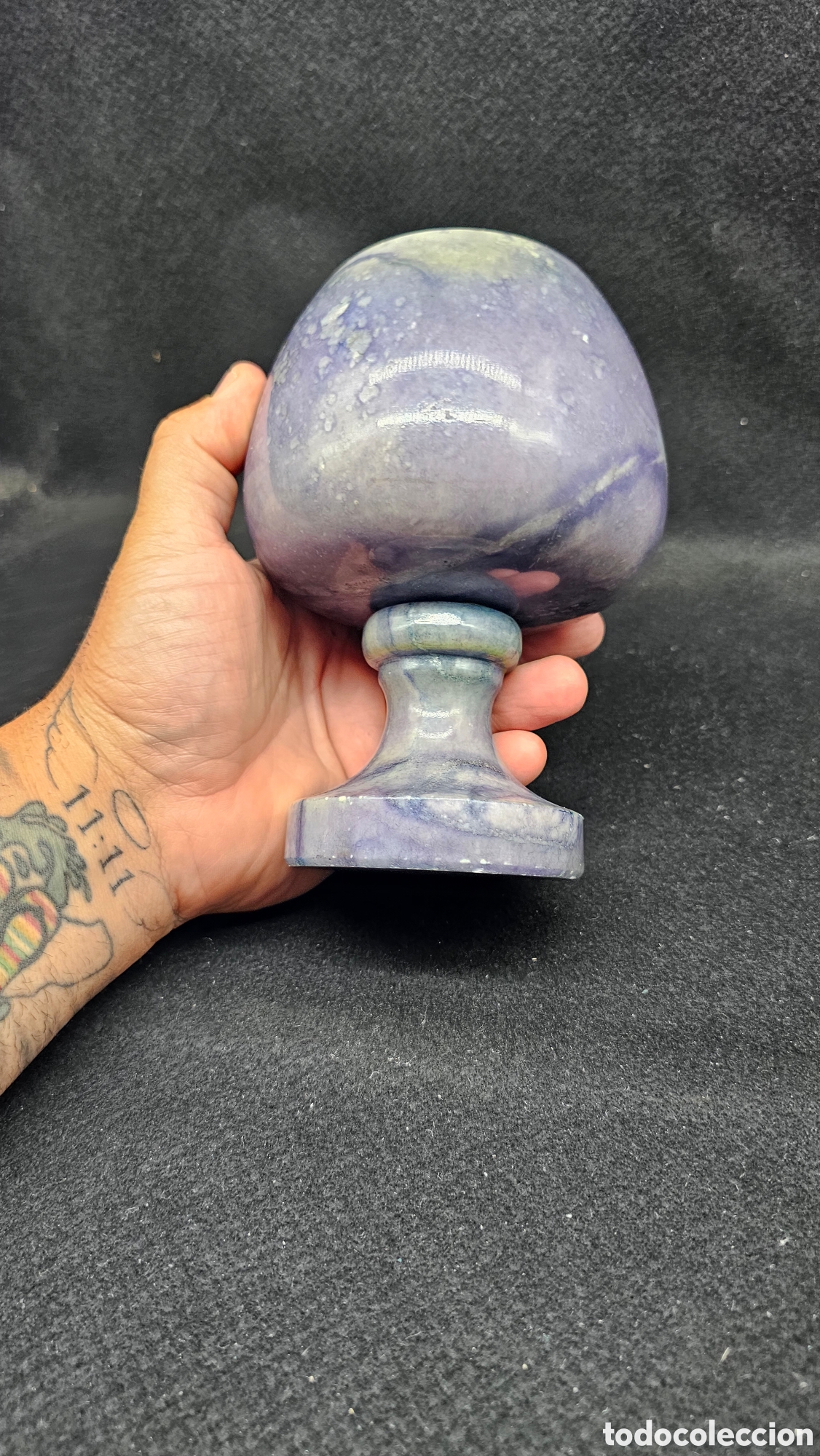 Arte: Copa de piedra tallada - Foto 3