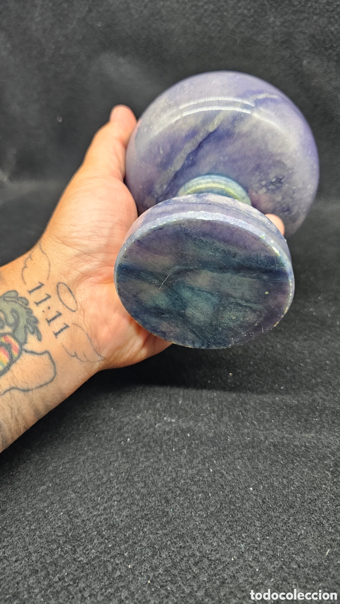 Arte: Copa de piedra tallada - Foto 4