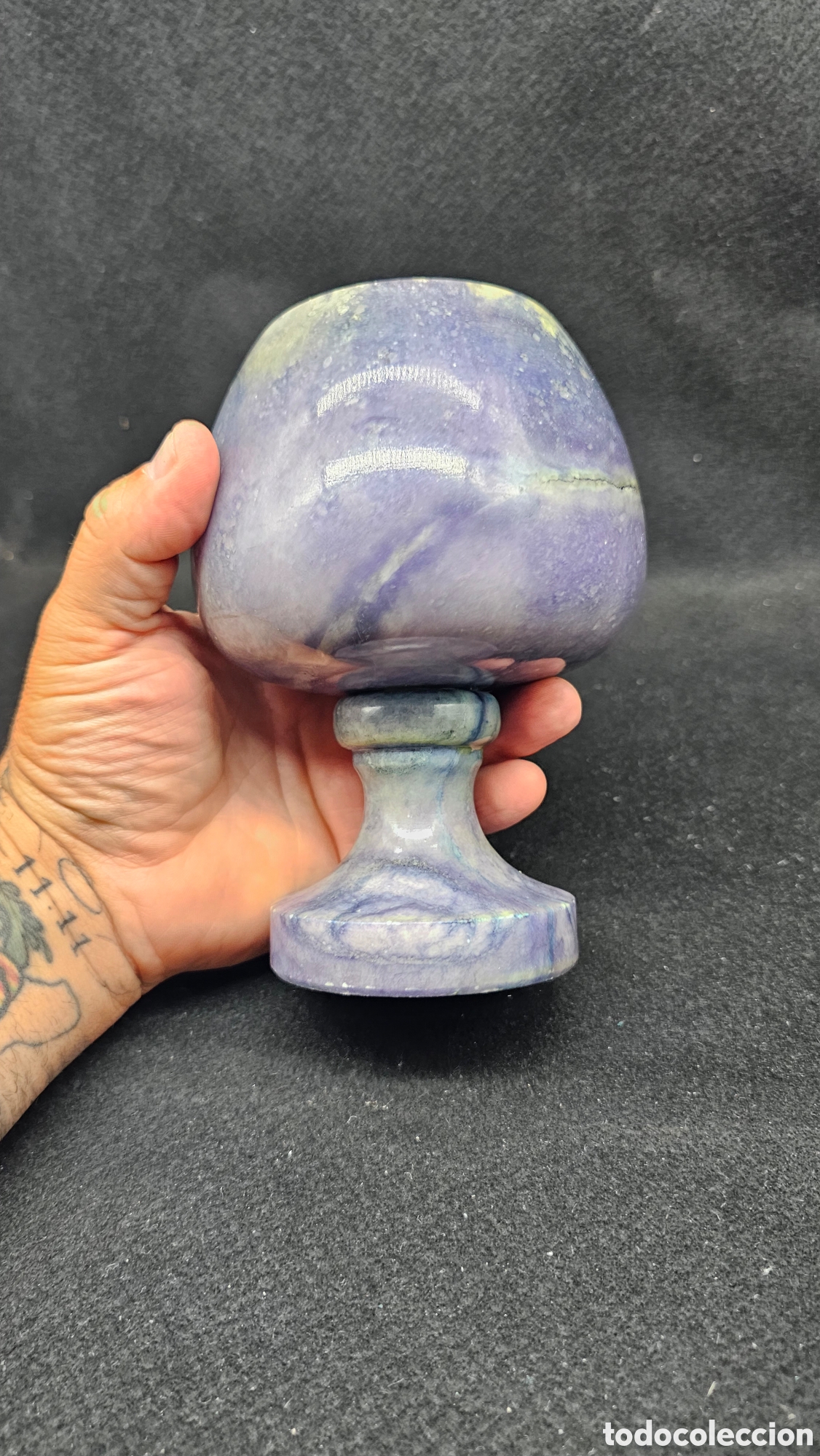 Arte: Copa de piedra tallada - Foto 5