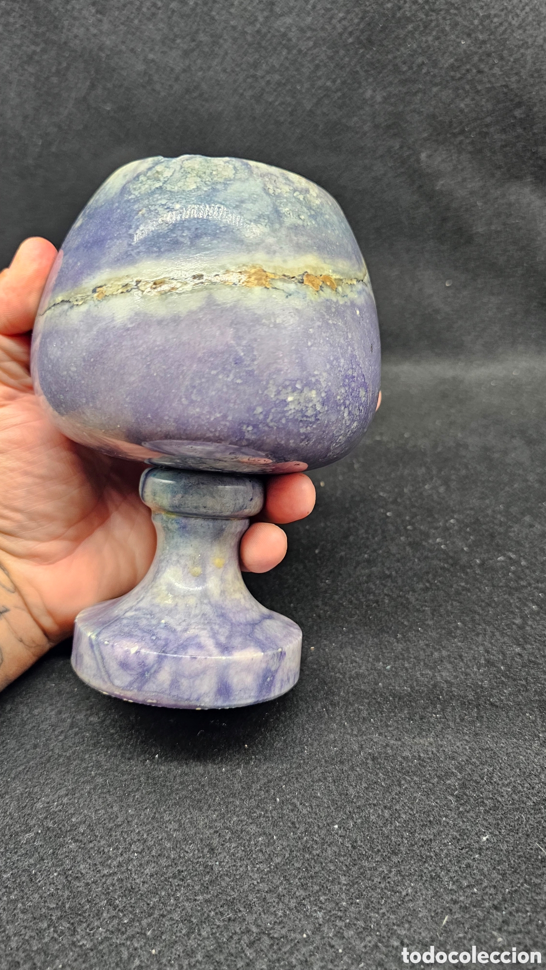Arte: Copa de piedra tallada - Foto 7