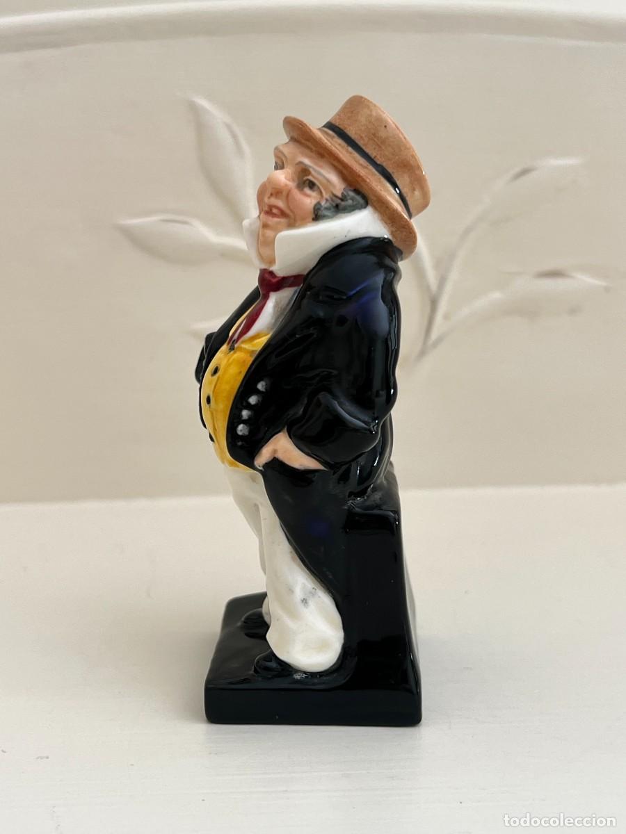 Arte: Figura Royal Doulton Captain Cuttle M77 &ndash; Dickens miniatura 10 cm &ndash; Bone China