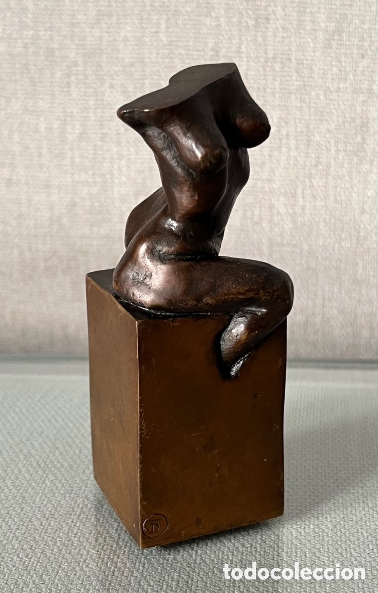 Arte: Escultura de bronce - Torso Femenino - Firmada
