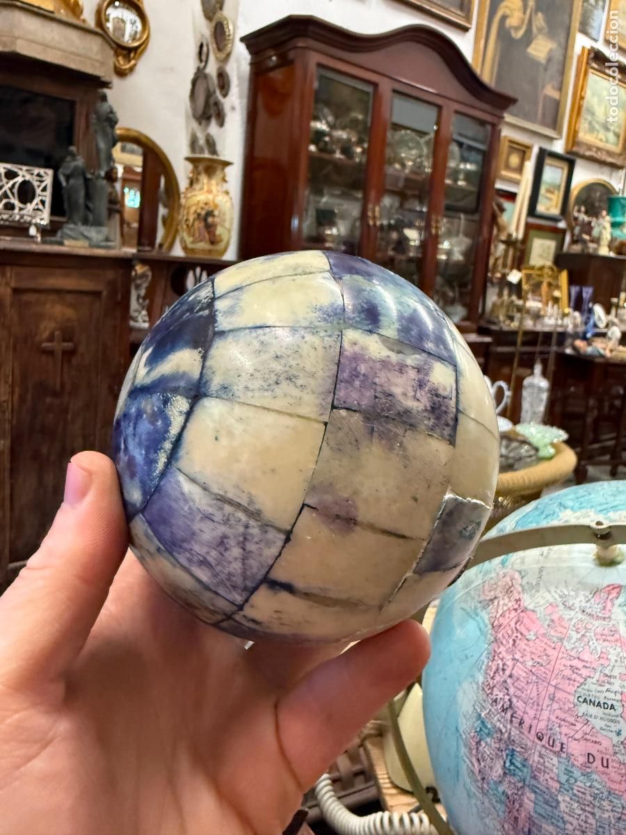 Arte: BOLA DECORATIVA DE HUESO - MEDIDA 10 CM