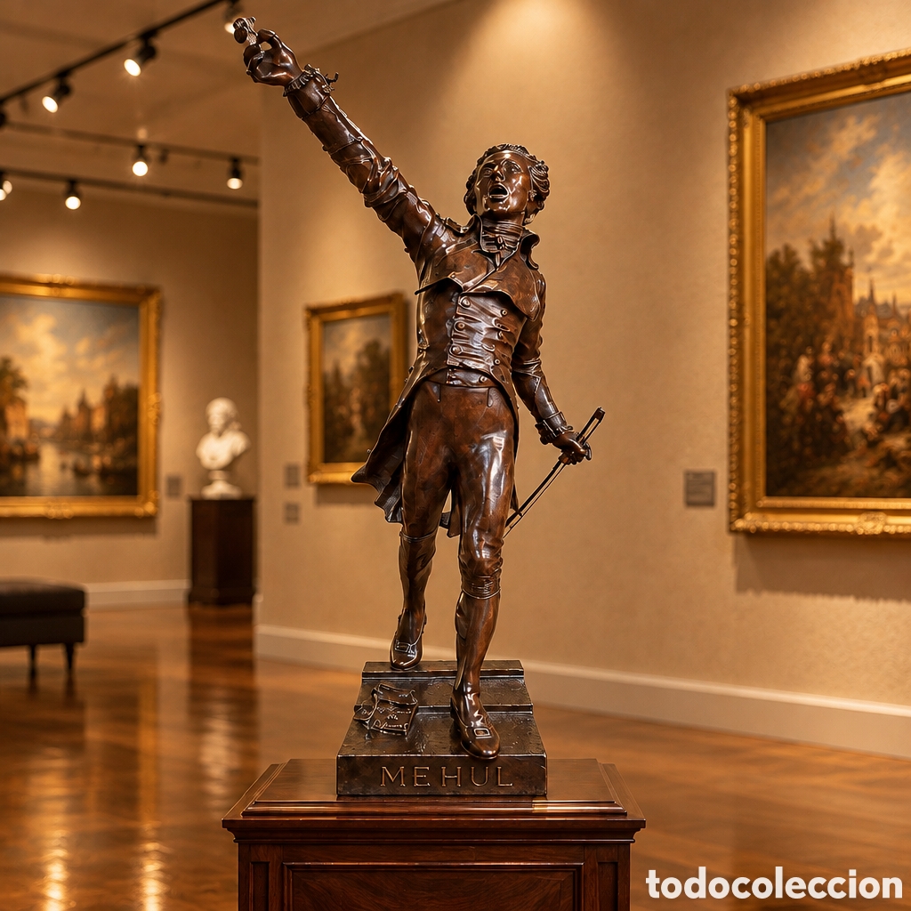 Arte: ESPECTACULAR ESCULTURA ELABORADA EN BRONCE