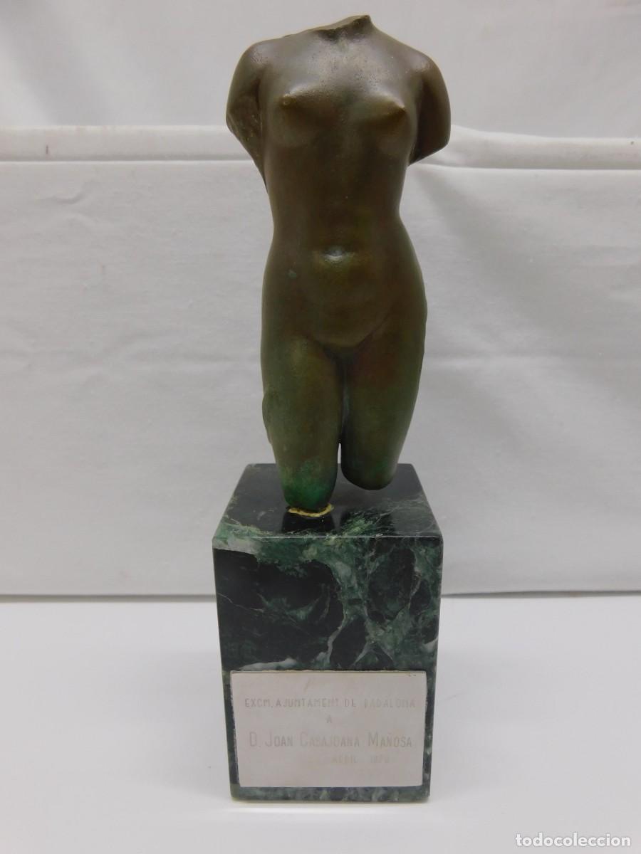 Art: ESCULTURA DE BRONCE - TORSO FEMENINO