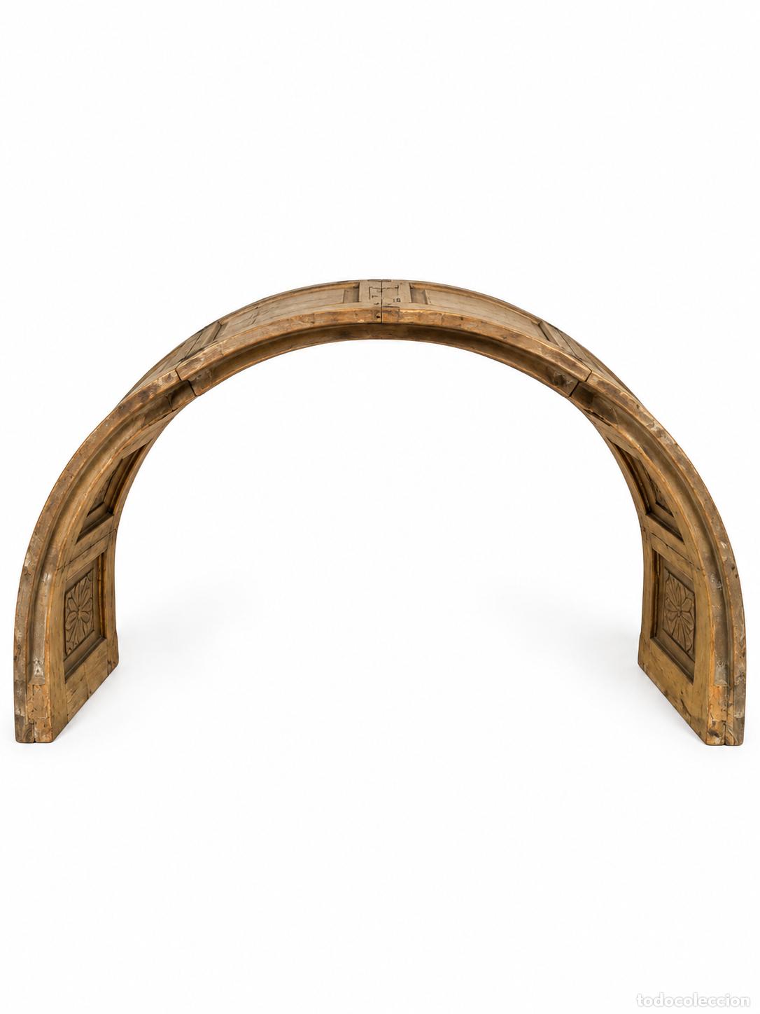 Arte: Decorativo Arco, Estructura Arquitect&oacute;nica - Madera Tallada y Dorada - S.XIX