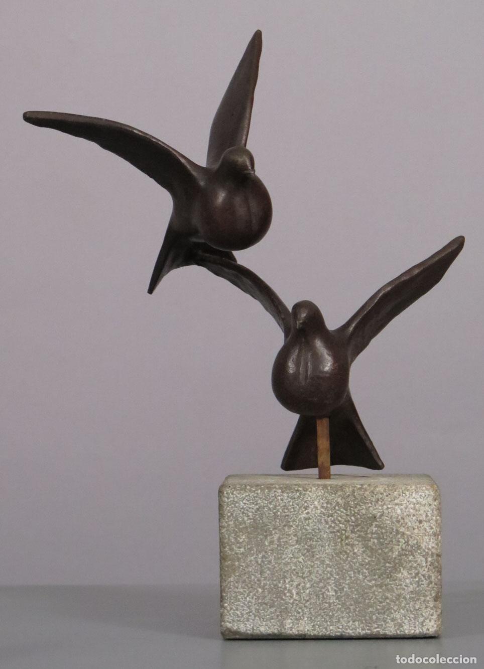 Arte: PALOMAS. BRONCE. JOSE CASAMAYOR - Foto 8