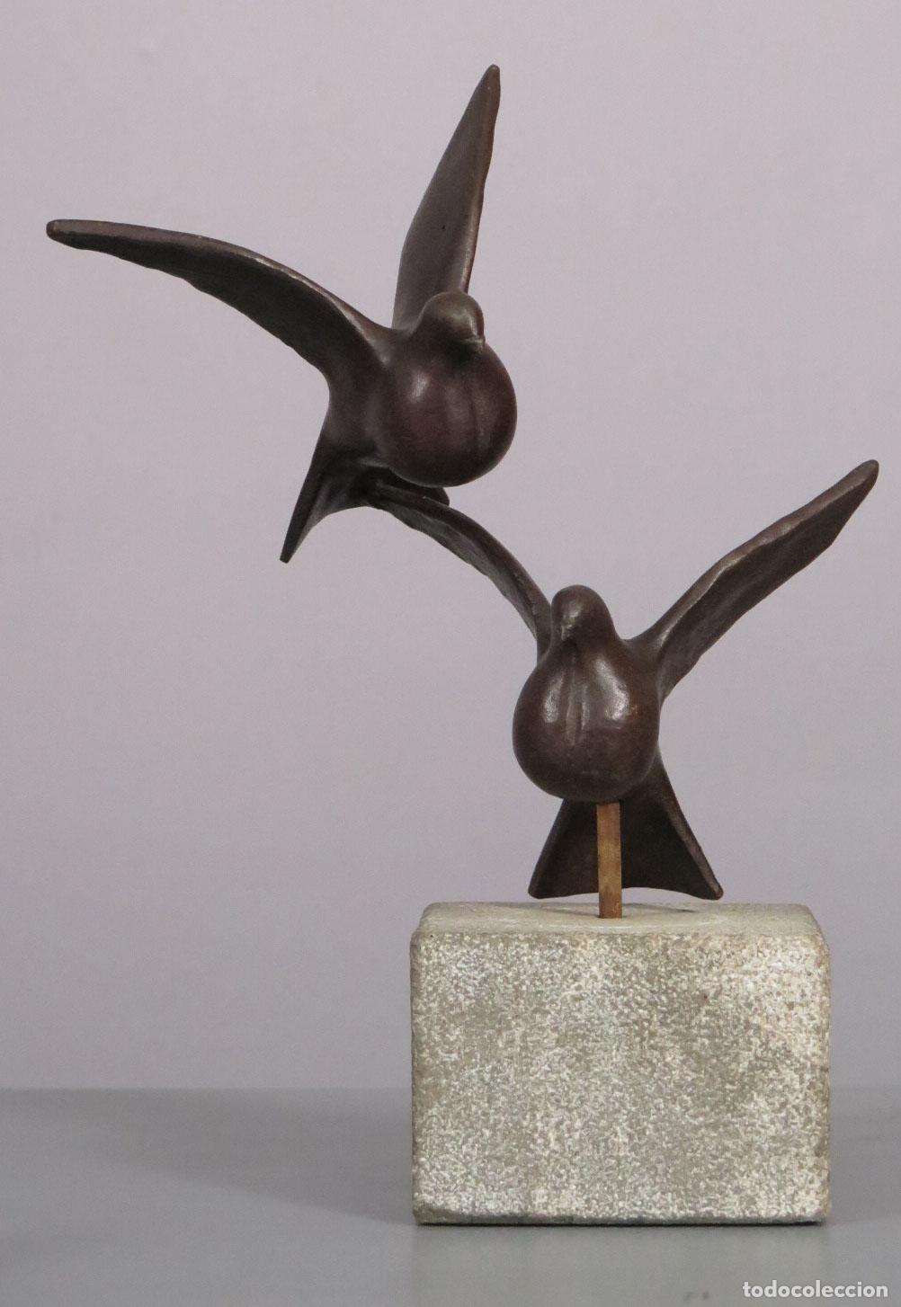 Arte: PALOMAS. BRONCE. JOSE CASAMAYOR