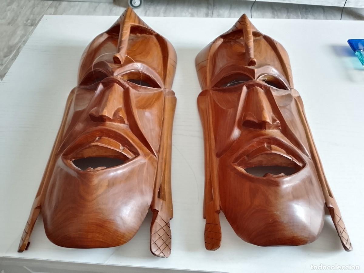 Arte: M&aacute;scaras de madera aut&eacute;ntica - Foto 5