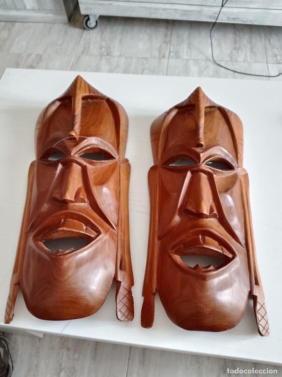 Arte: M&aacute;scaras de madera aut&eacute;ntica - Foto 8