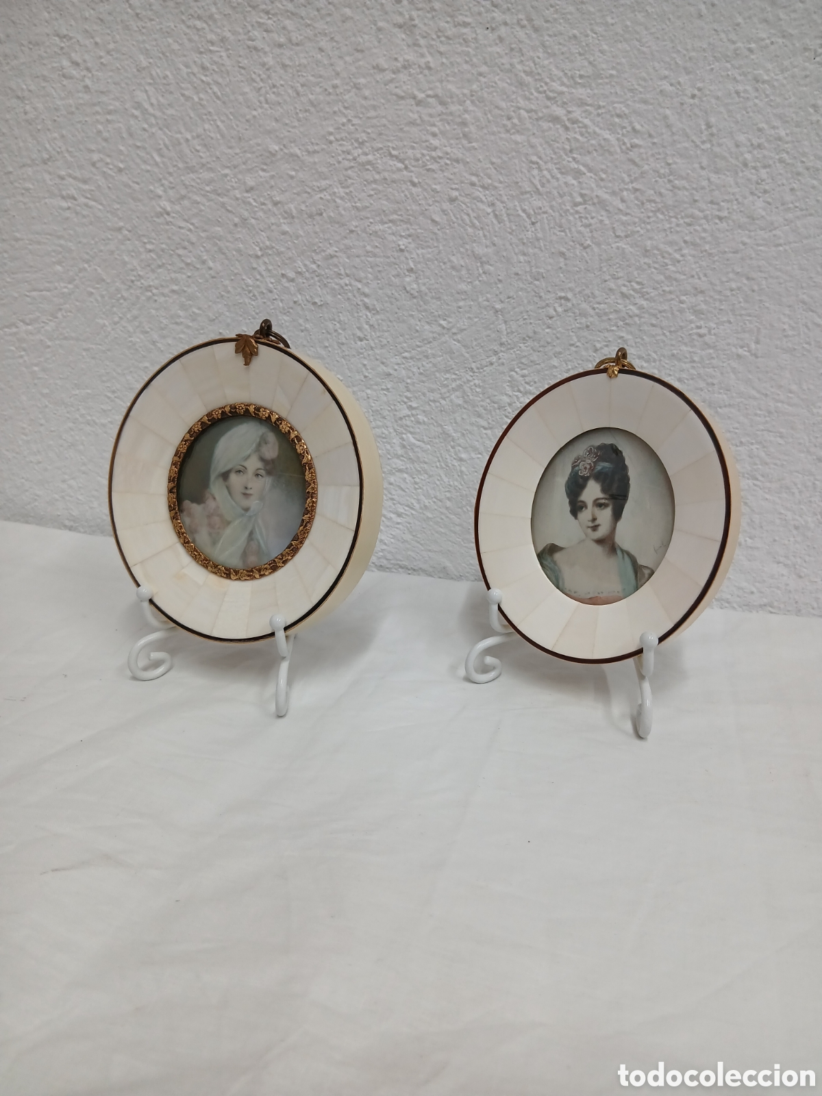 Arte: Cuadros miniatura. Oleo firmado.