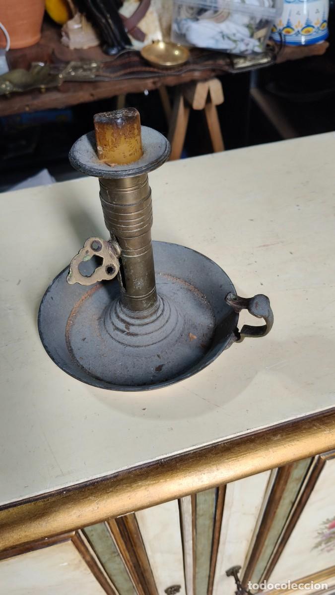Arte: Bougeoir de notaire a coulisse &eacute;poque Napol&eacute;on 3 original