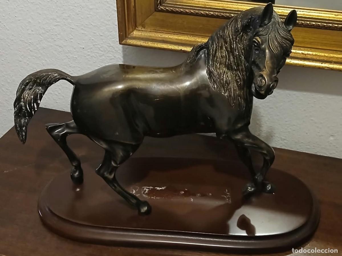 Arte: Escultura ecuestre bronce