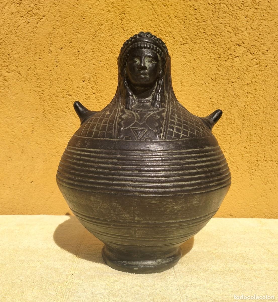 Arte: MARC&Oacute; QUART. TERRACOTA ARGERATA. JARR&Oacute;N CARI&Aacute;TIDE. A&Ntilde;OS 50 -60