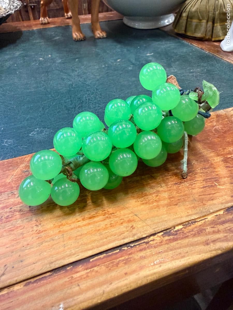 Arte: RACIMO DE UVA REALIZADO EN PIEDRA ORIGINAL - MEDIDA 14 CM