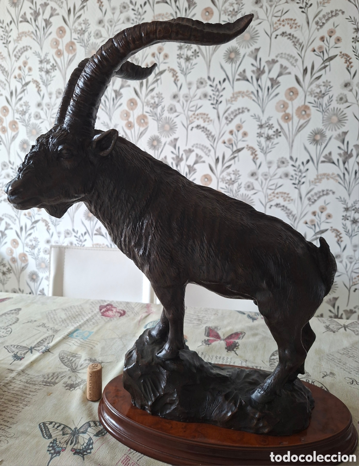 Arte: Figura Cabra Montesa Bronce Firmada y numerada Moreno Cutando