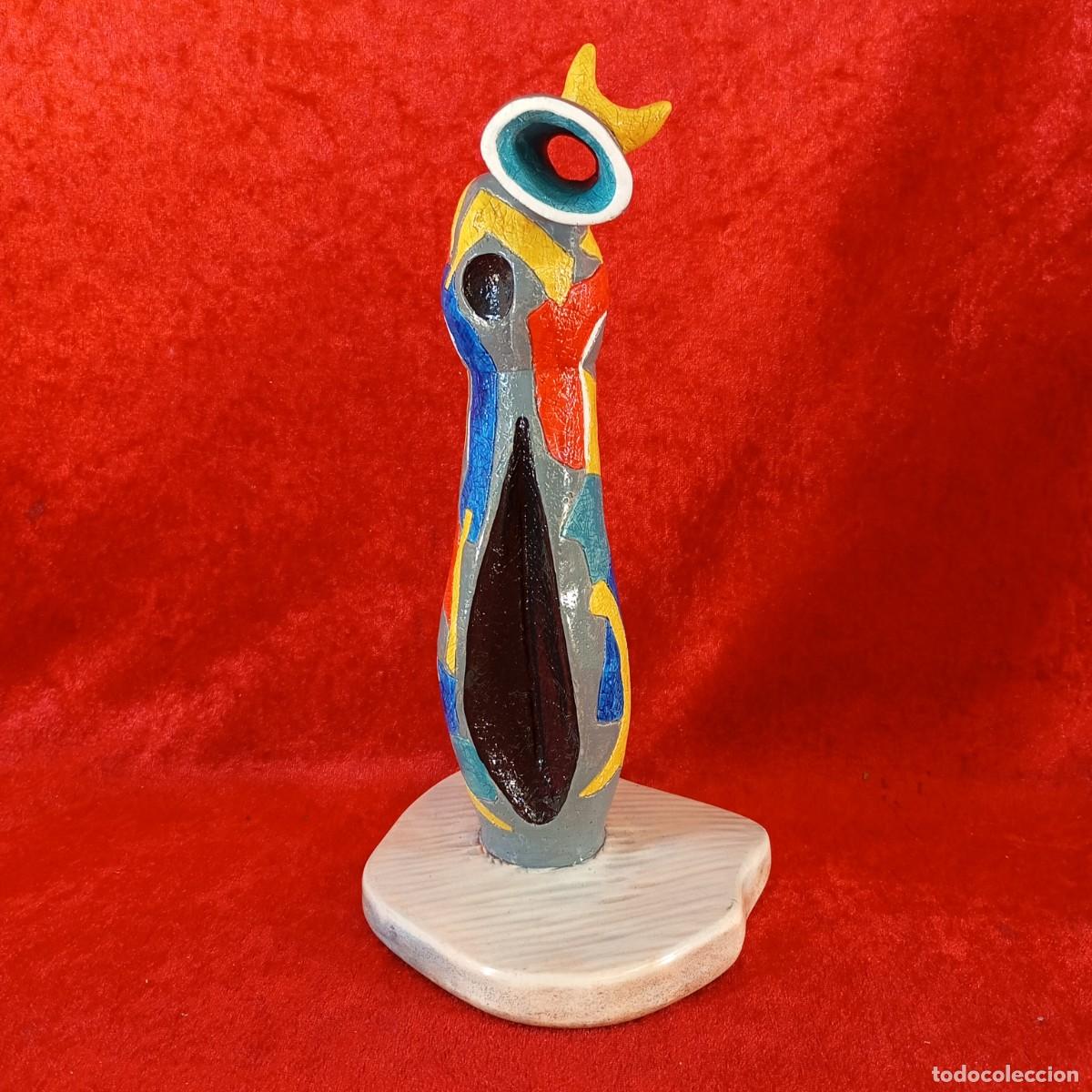 Arte: DONA I OCELL - JOAN MIR&Oacute; - VERSI&Oacute;N ESCULT&Oacute;RICA HECHA A MANO POR UN ESCULTOR - FIRMADA - 24 CM