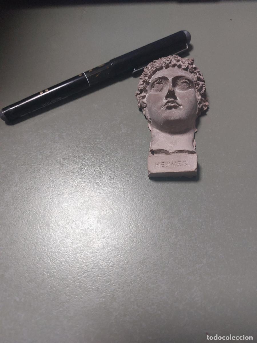 Arte: Cabeza de Hermes griego. De terracota o barro. Se pone de piedad. Buen estado.